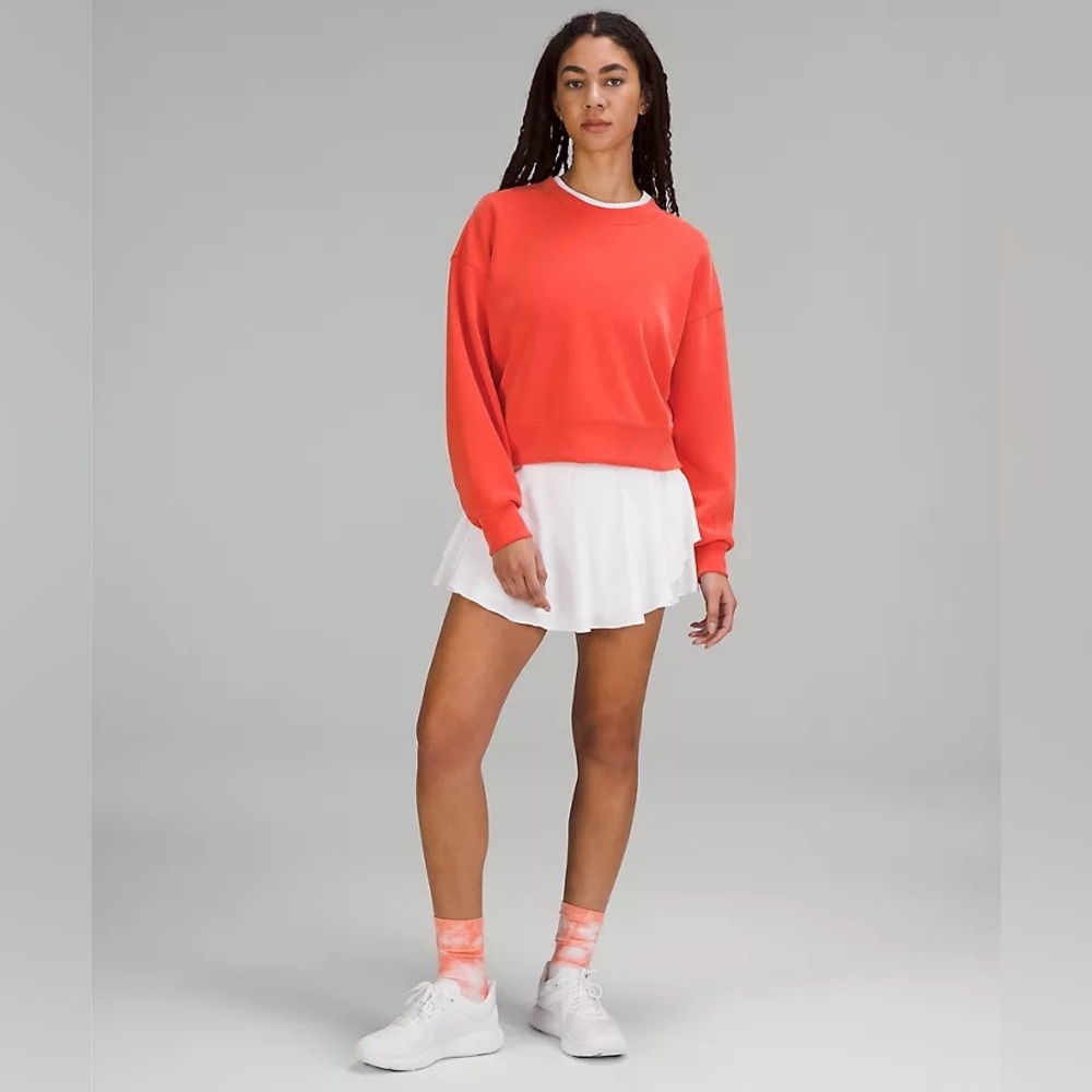 NWT Lululemon Softstreme Perfectly Oversized Cropped Crew - Picture 4 of 6